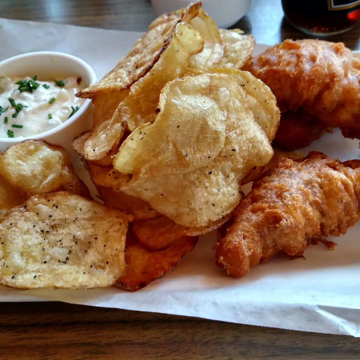 Beer Battered Fish & Chips