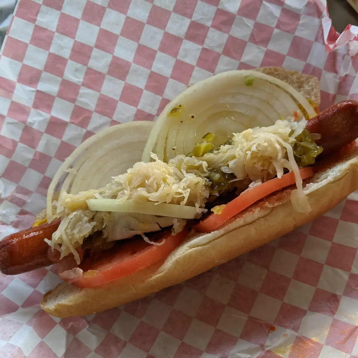 Hot Dog with Everything