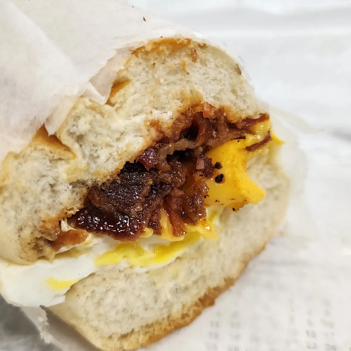Bacon Egg and Cheese on a Hero