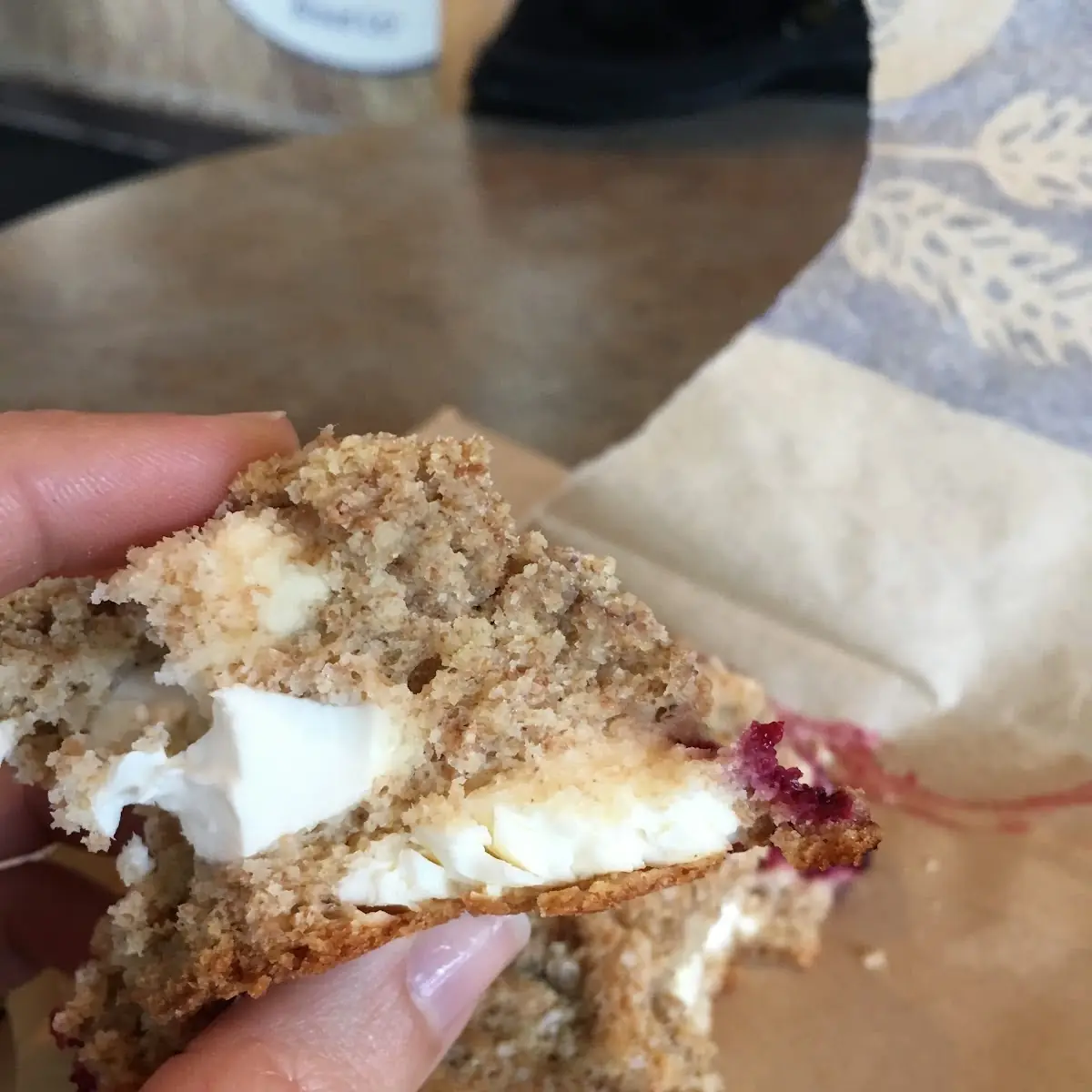 Berry Cream Cheese Scone