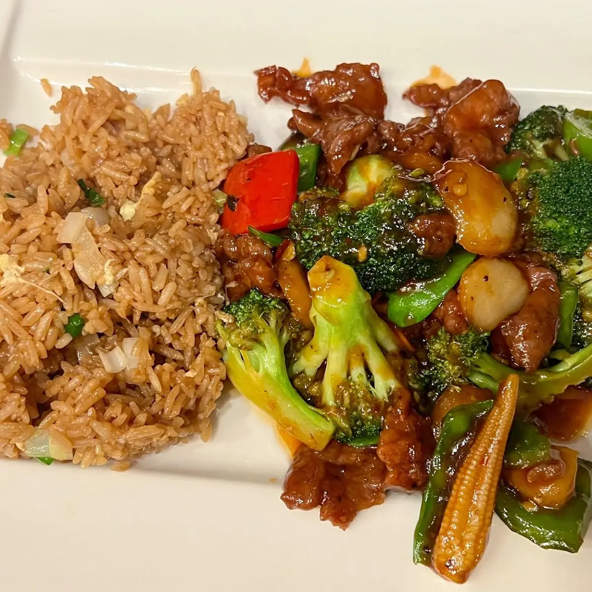 Double Delight in Garlic Sauce