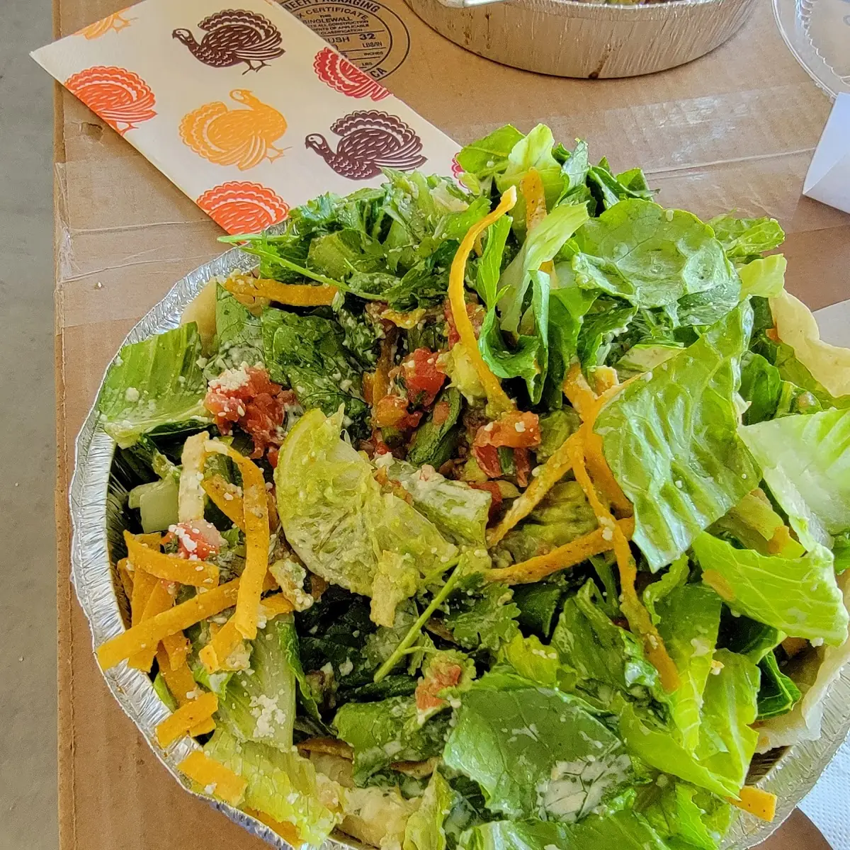 Taco Salad w Sweet Pork