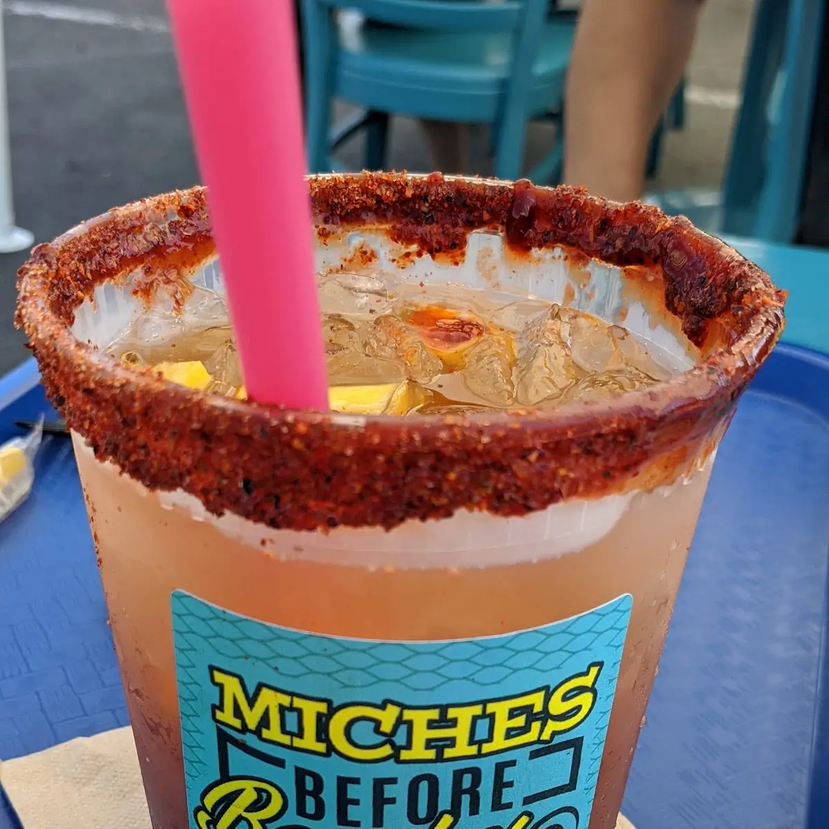 Chamoy-Mango Michelada