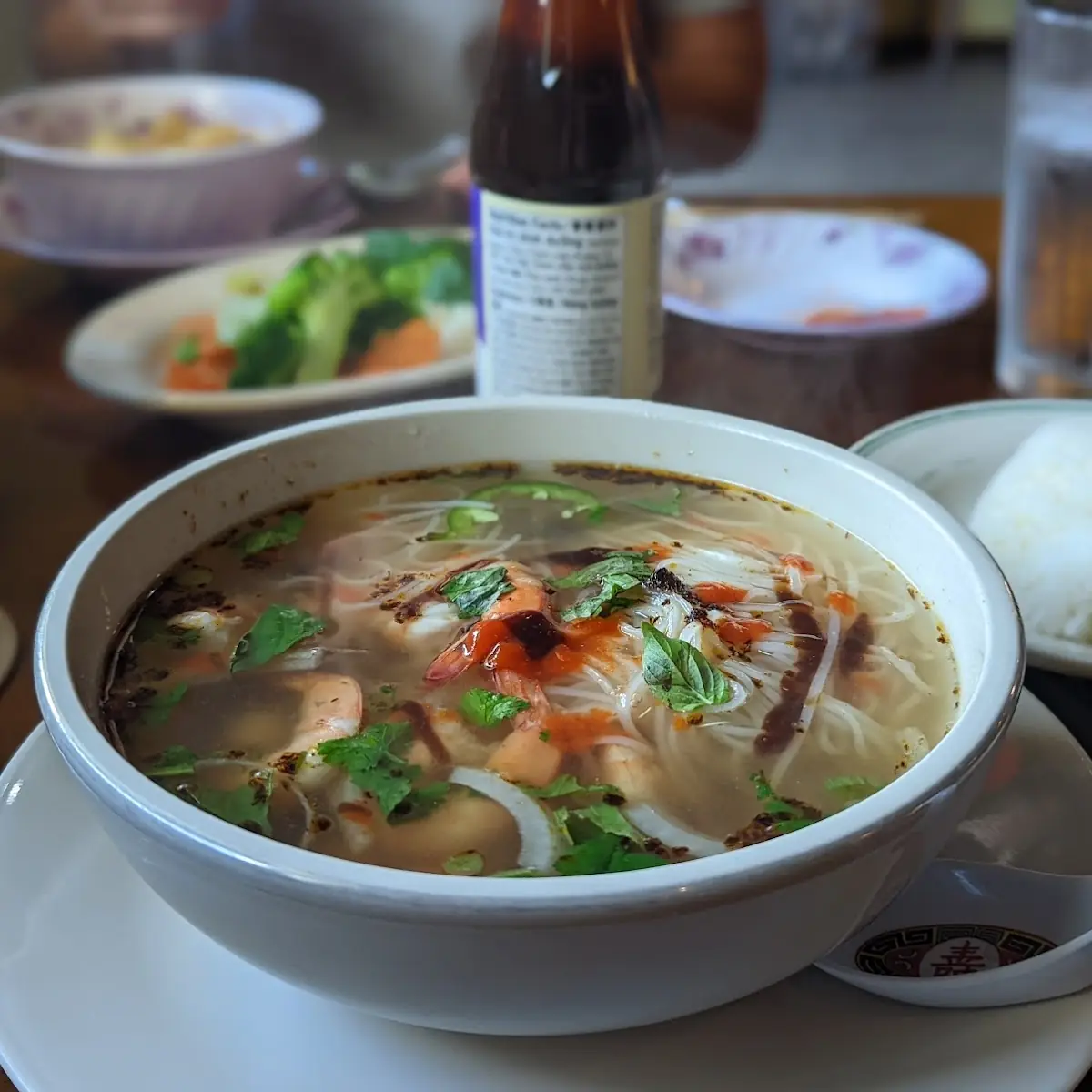 Spicy Lemongrass Shrimp Pho
