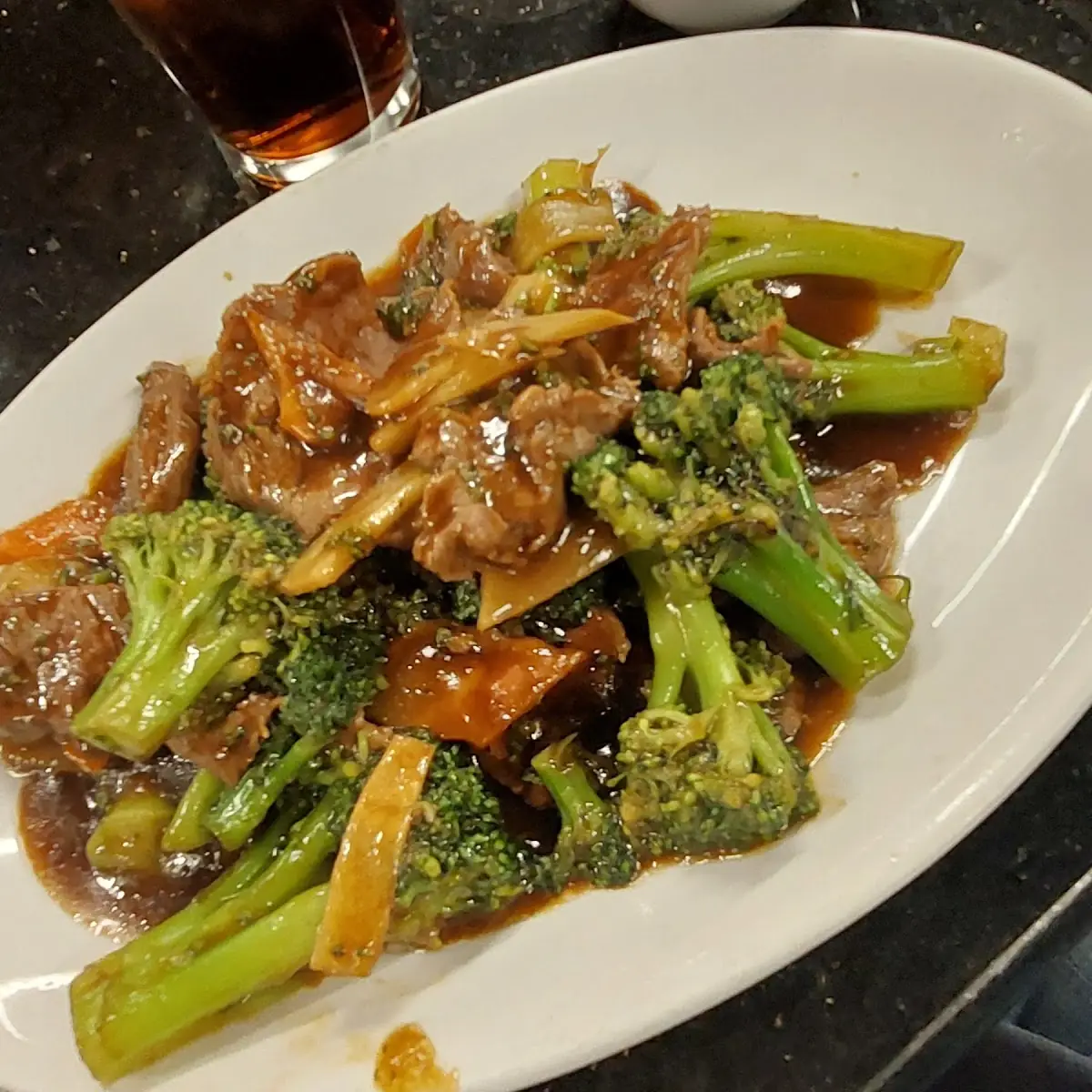 Beef and Broccoli with White Rice
