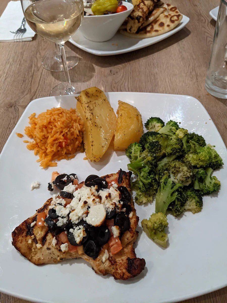 Grilled Kalamata Chicken