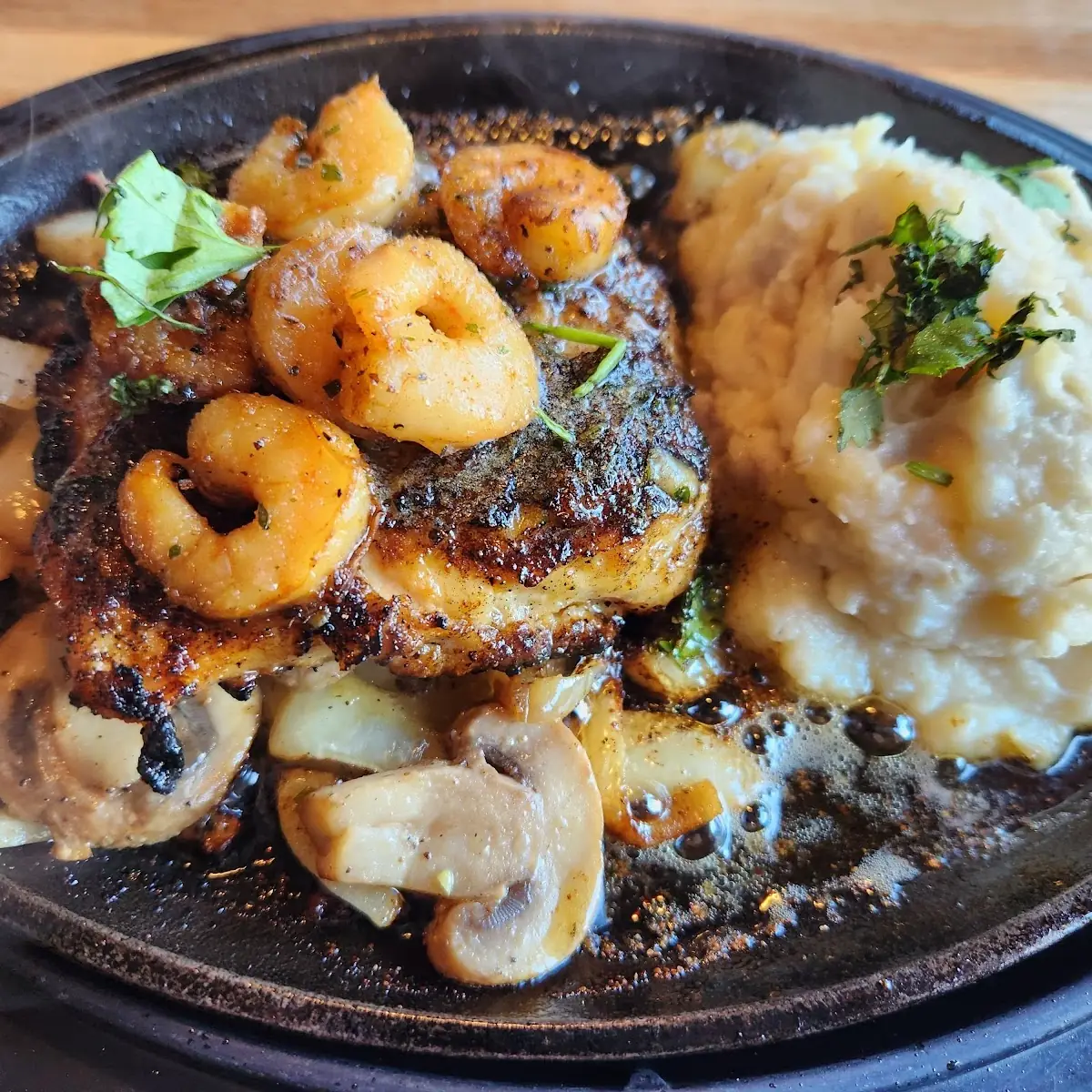 Shrimp 'N Parmesan Sirloin