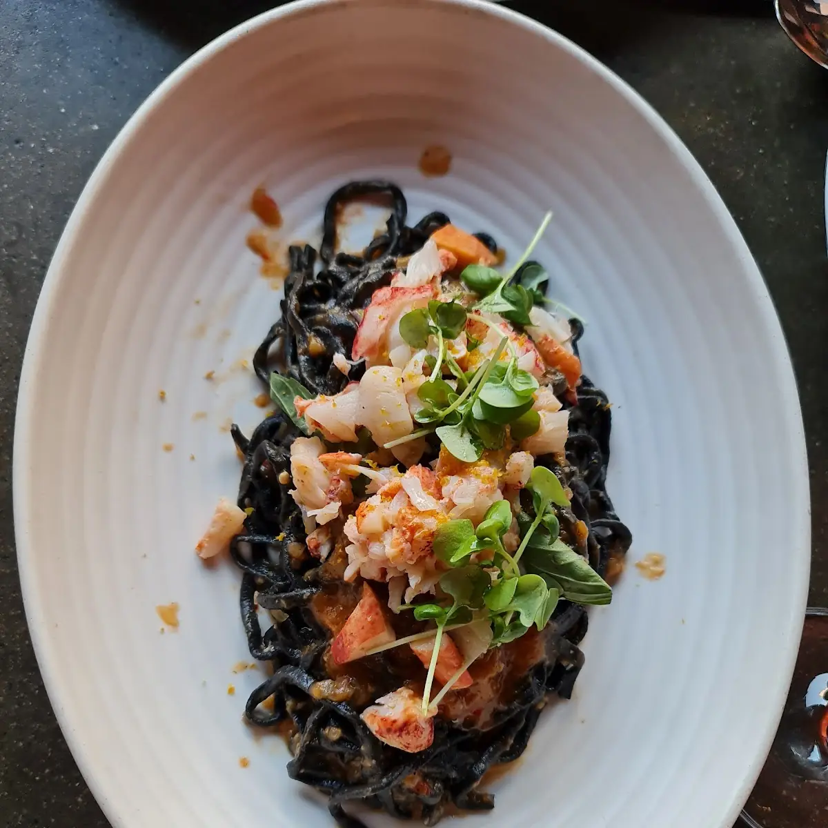Squid Ink Spaghetti