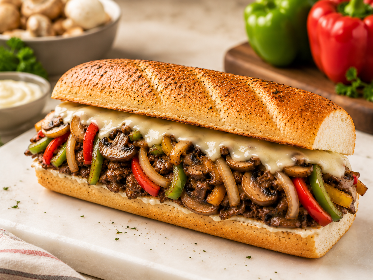 Veg Philly Cheesesteak