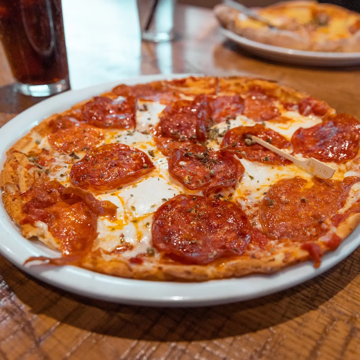 Pepperoni Mozzarella Cheese Thin Crust Pizza