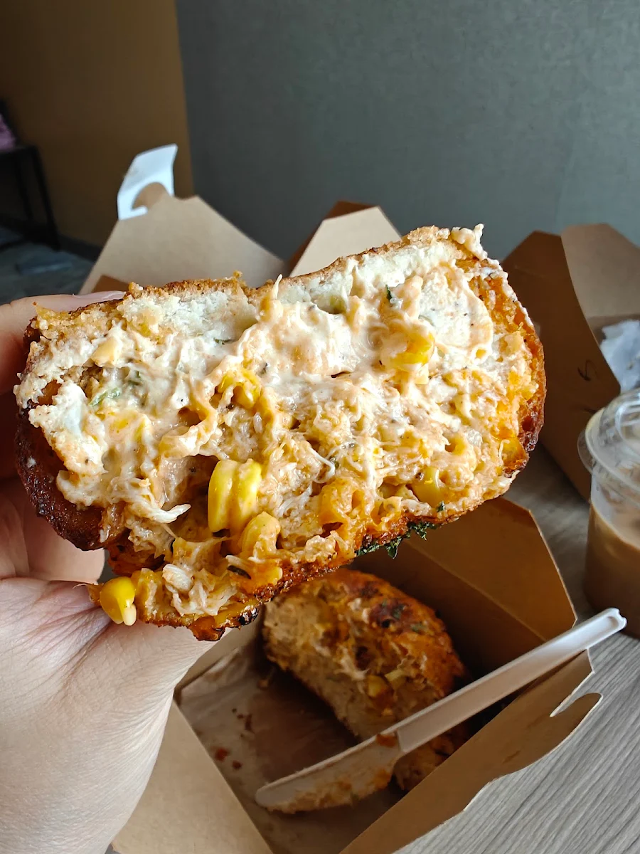 Crab Dip Bagel