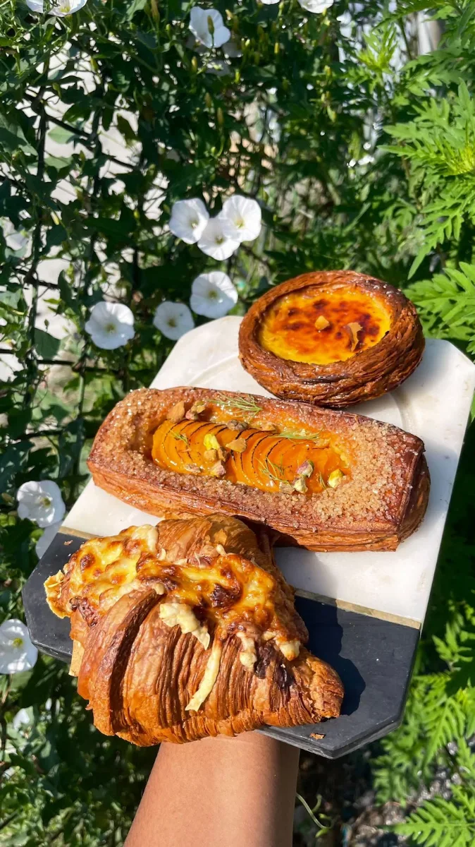 Egg Tart Almond Croissant