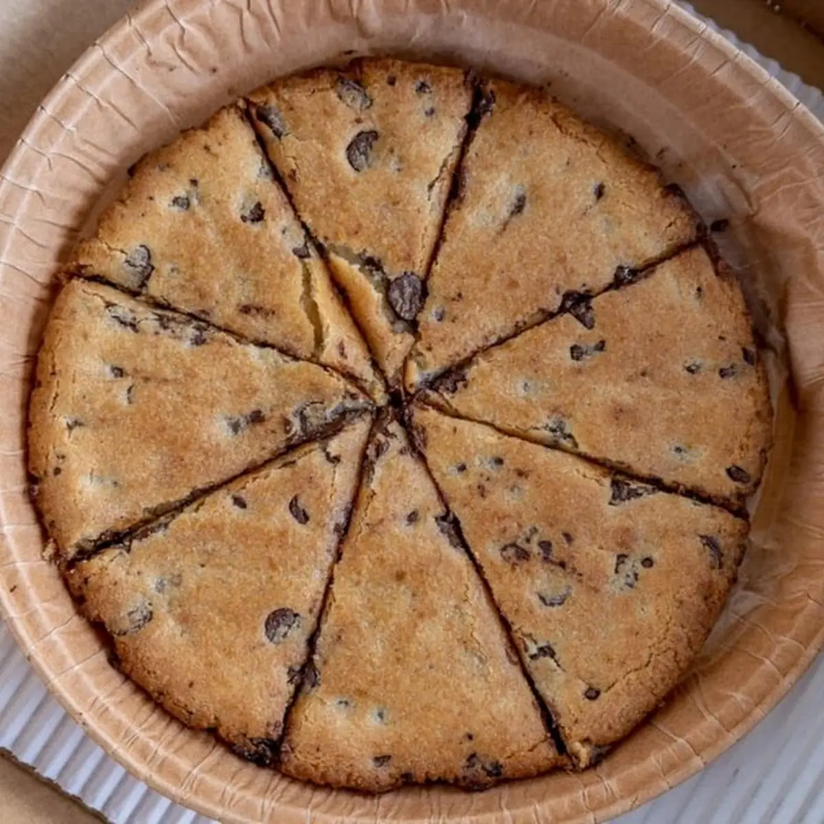 8 Freshly Baked Chocolate Chip Cookie