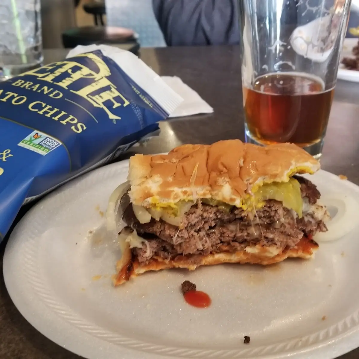 Over Cooked Burger