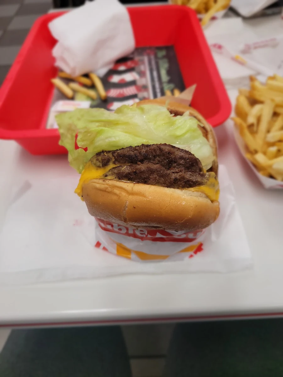 Double Double Cheeseburger with Fries