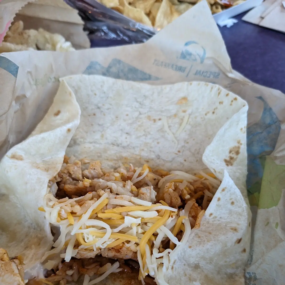 Chicken Enchilada Burrito
