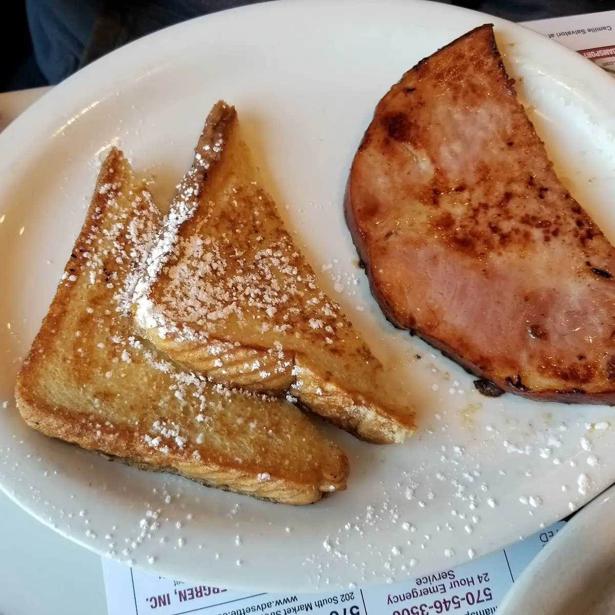 French Toast and Ham