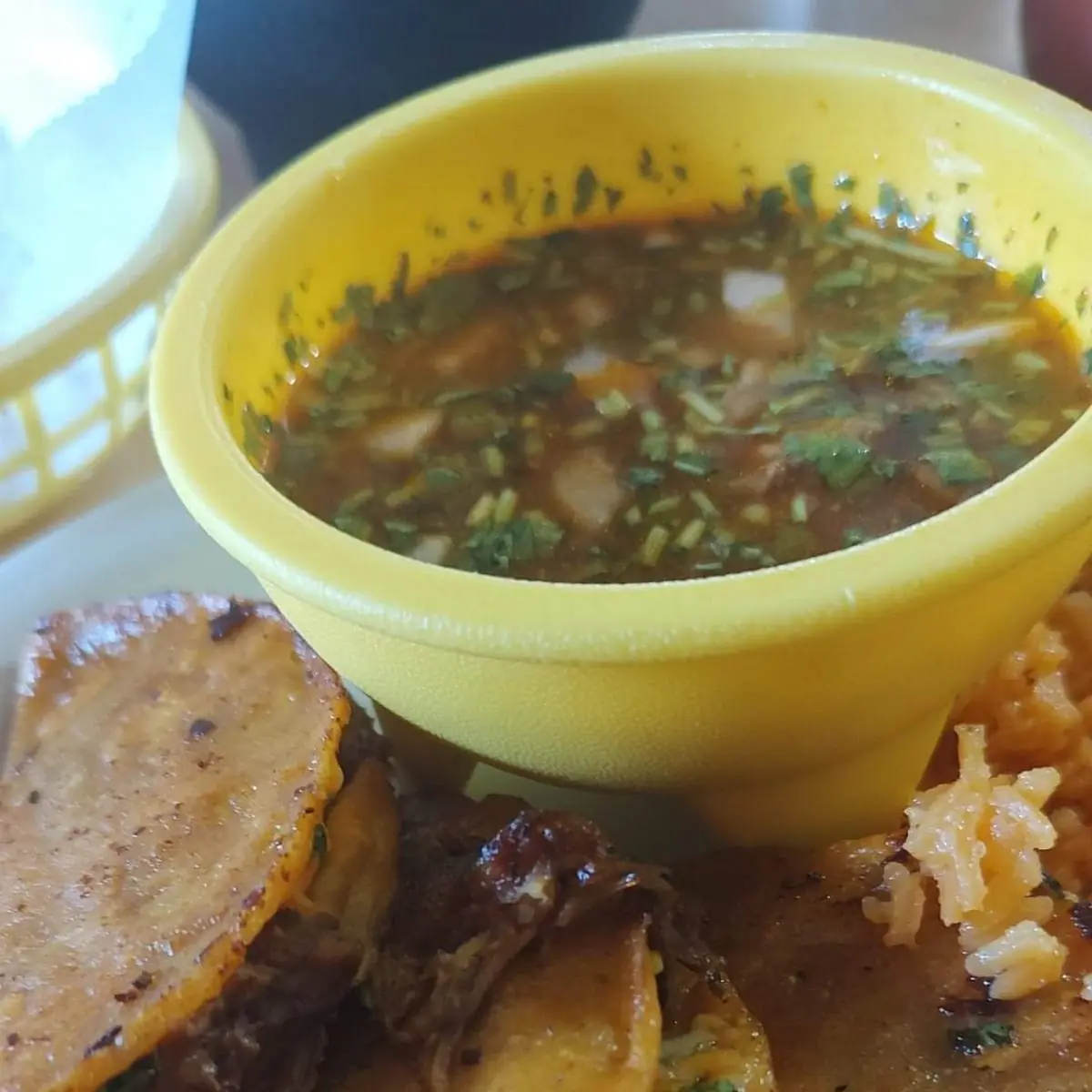 Barbacoa Tacos with Caldo