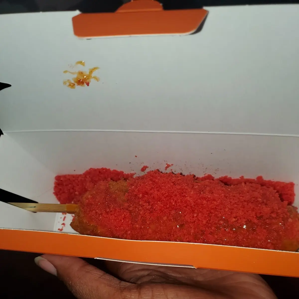 Flamin Hot Corn Dog