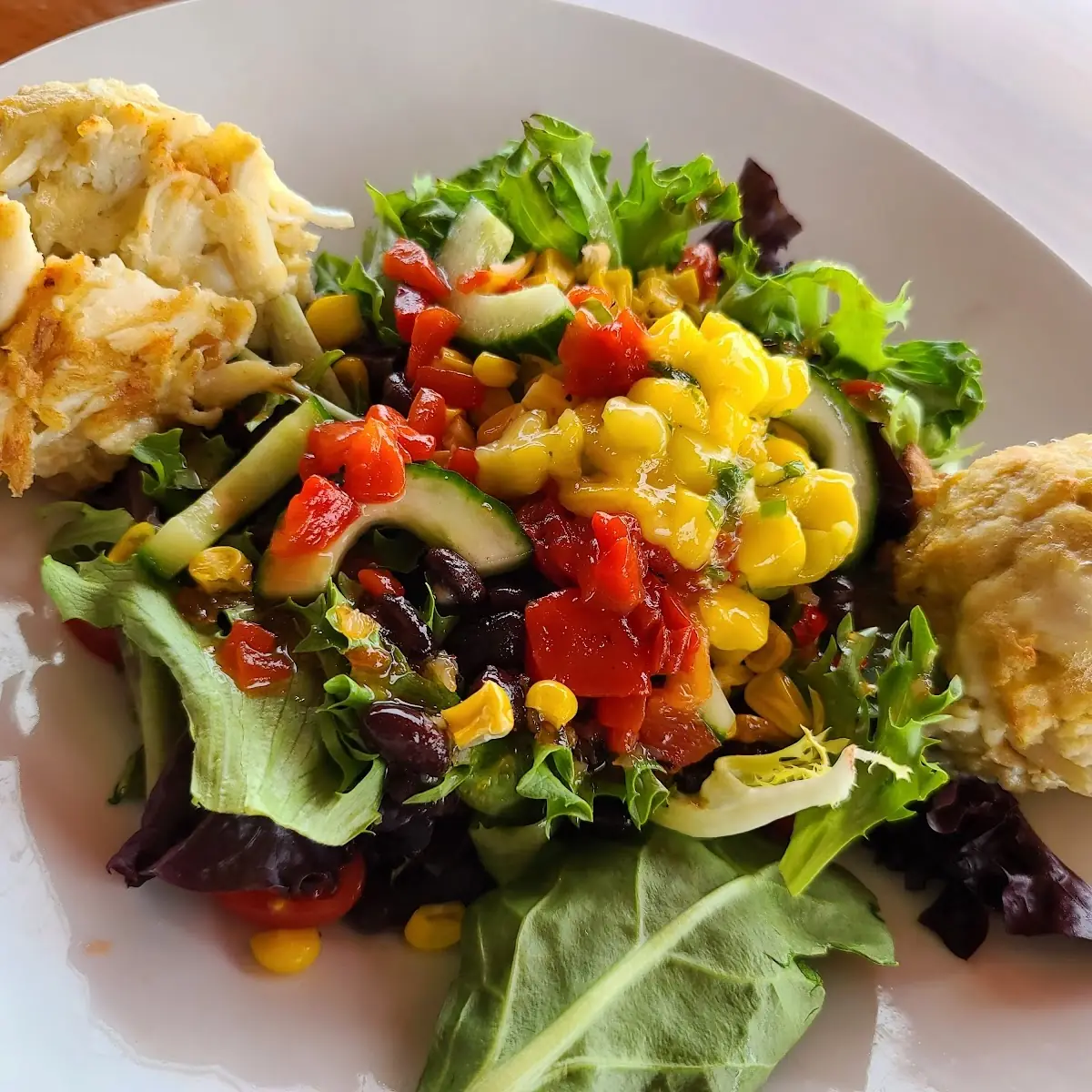 Crab Cake Salad