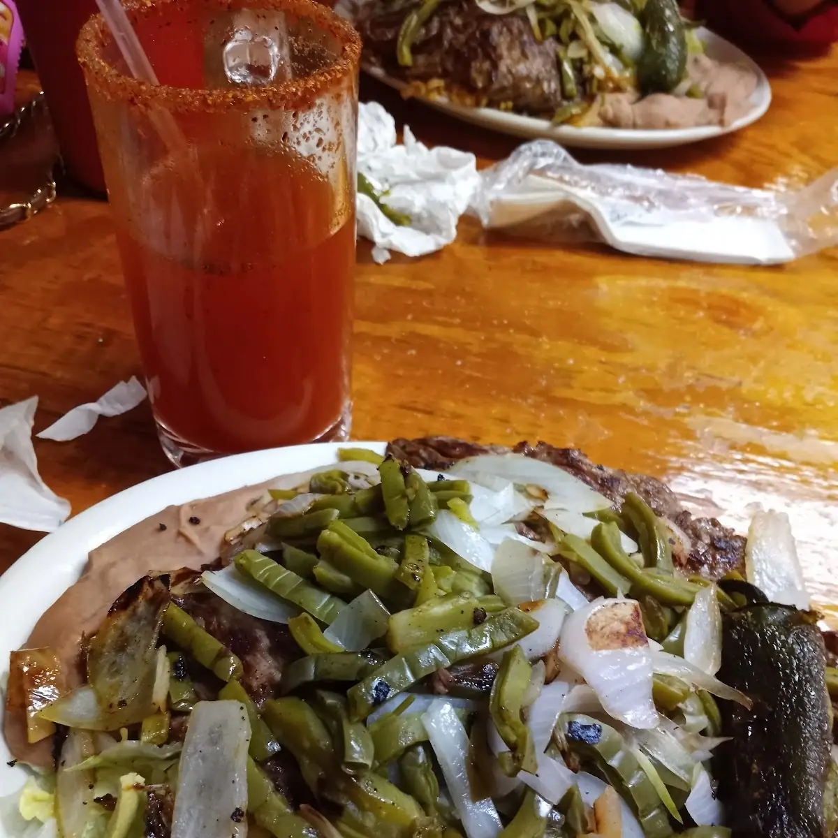 Huevos Con Nopales Eggs with Cactus