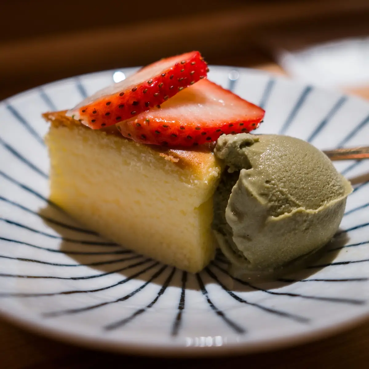 Japanese Cheese Cake Slice