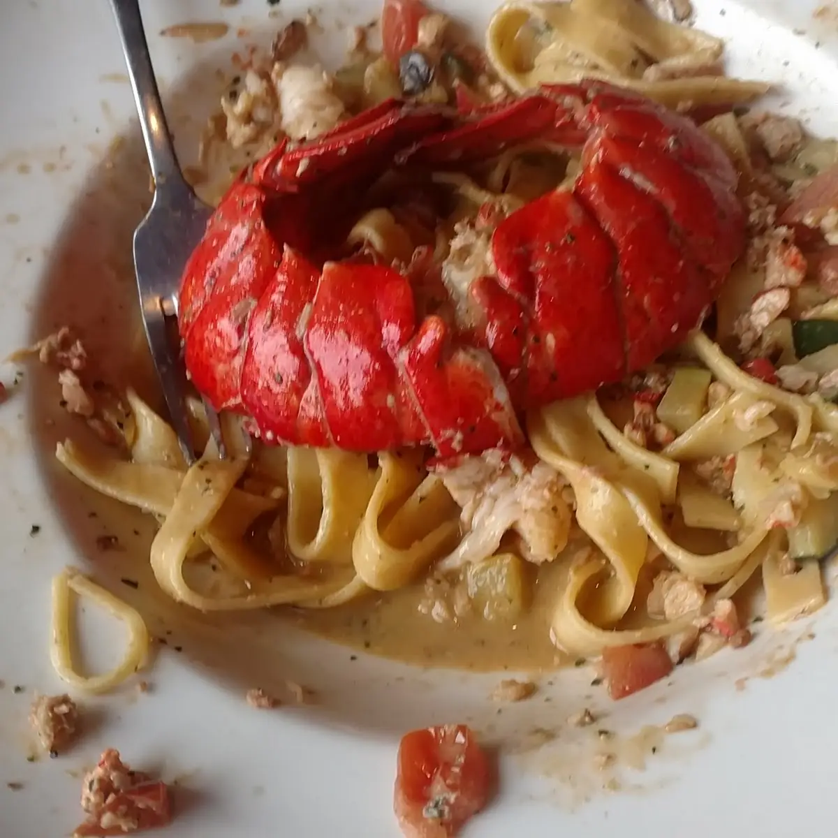Lobster Tail Pasta
