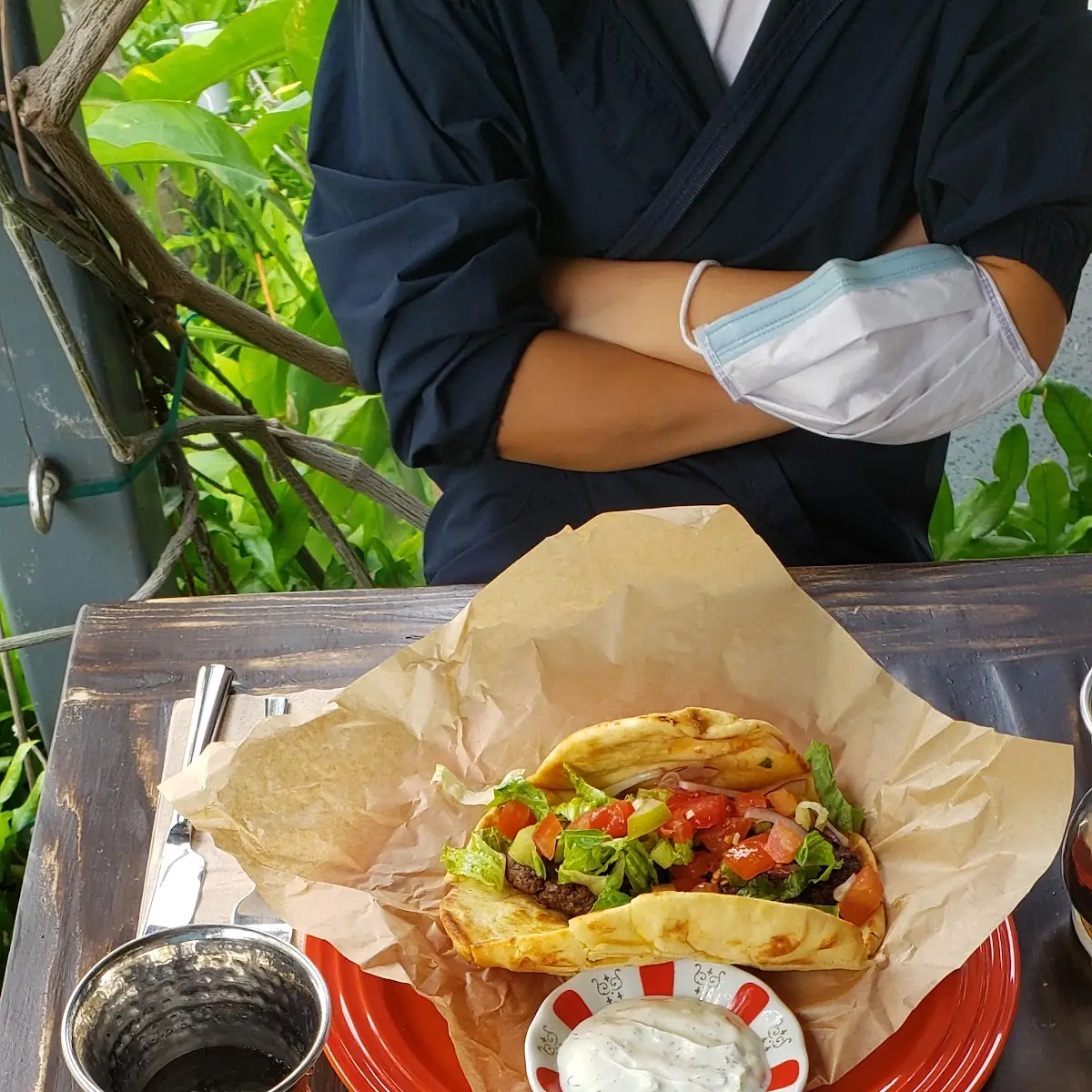 Baba's Kofte Pita Wrap