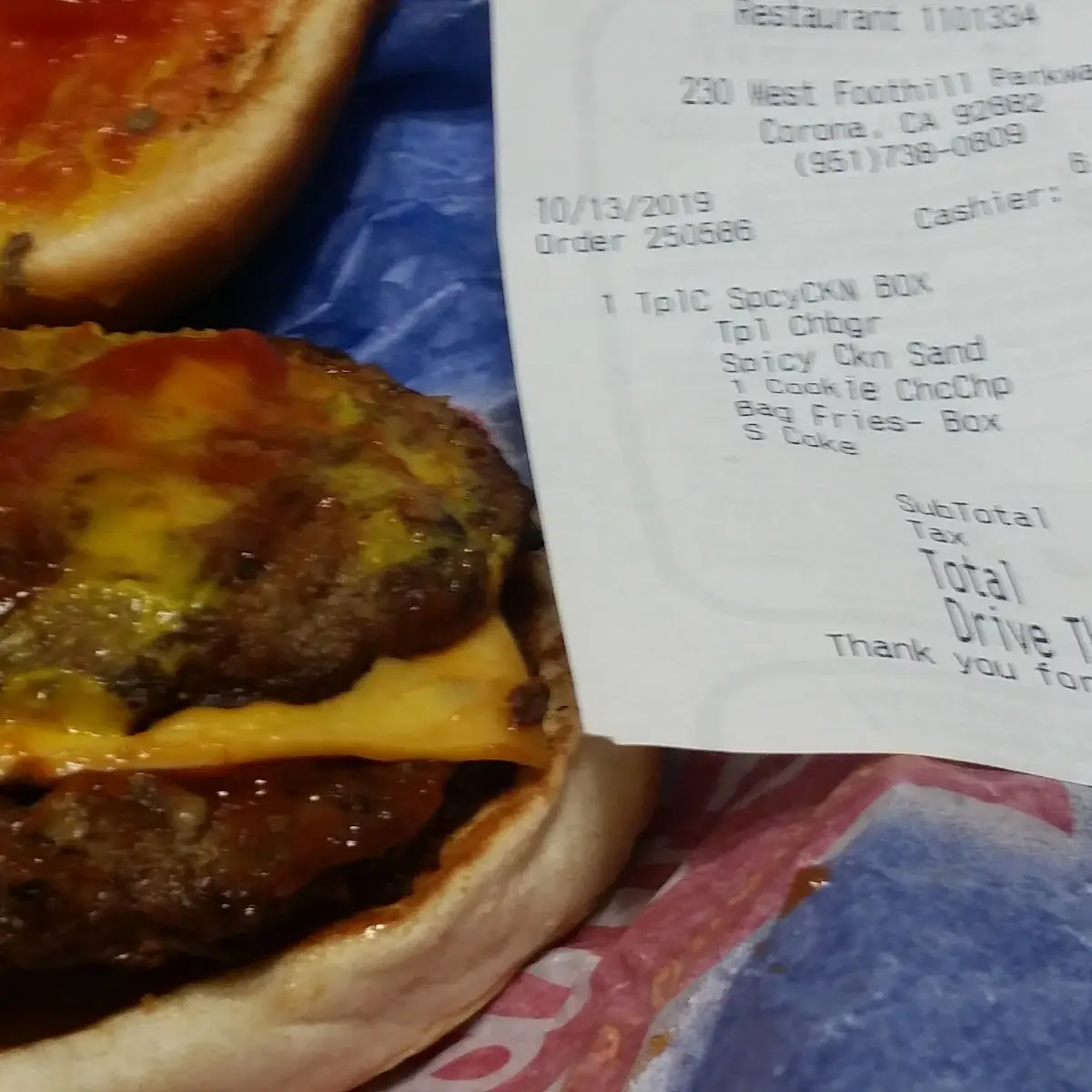 Triple Cheeseburger