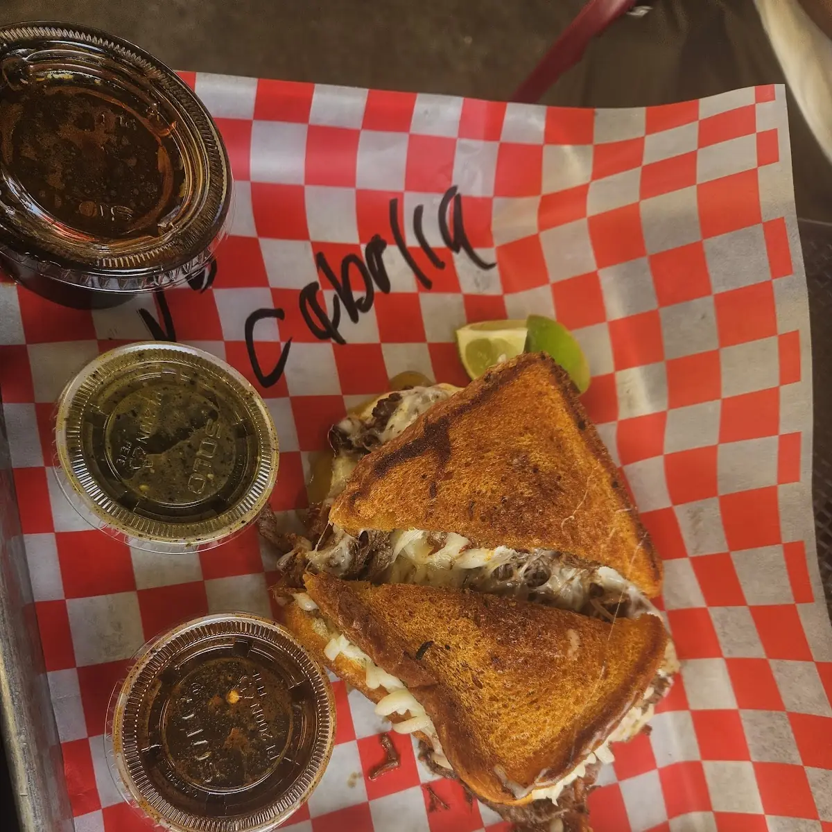Birria Grilled Cheese Sandwich