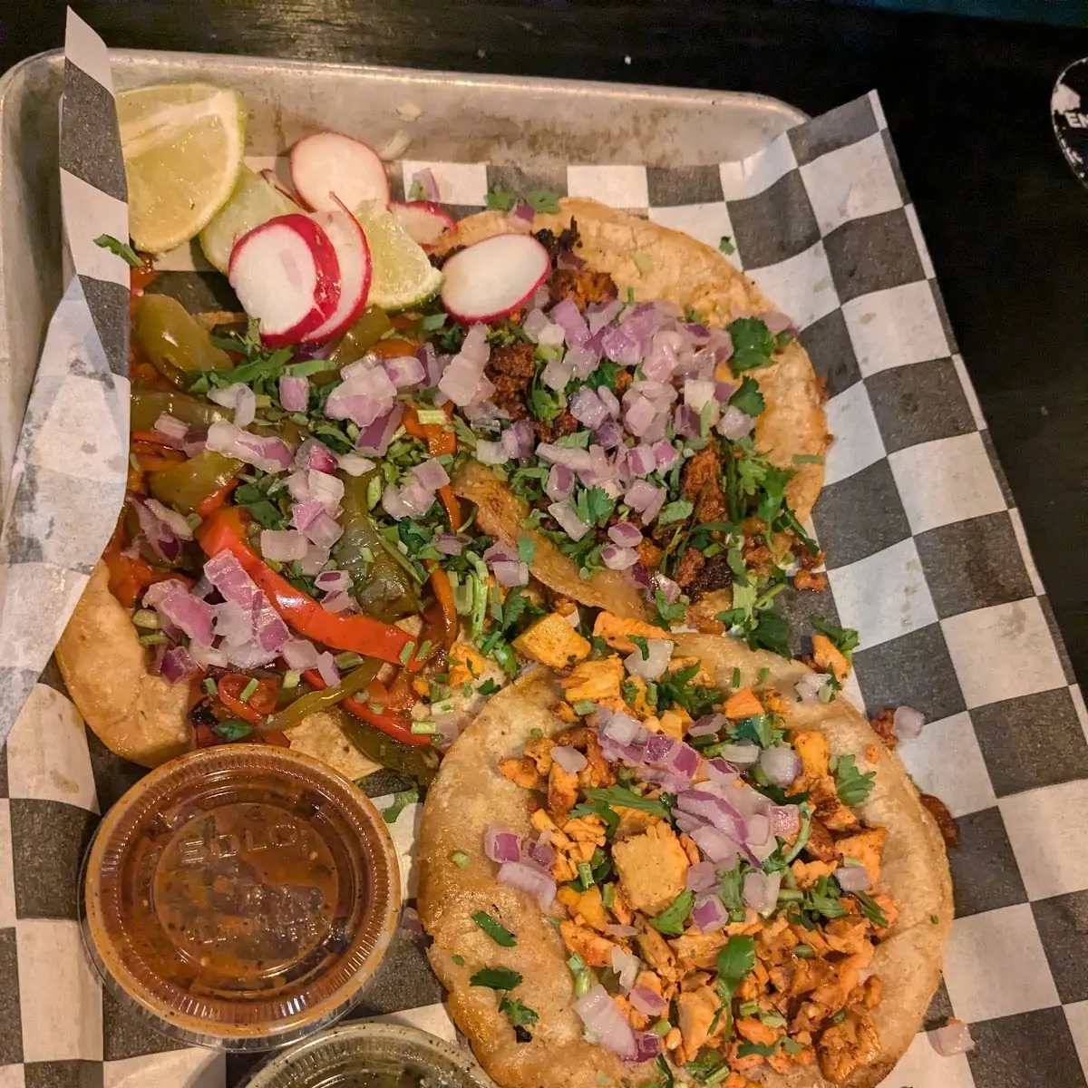 Veggie Chicken and Chorizo Taco