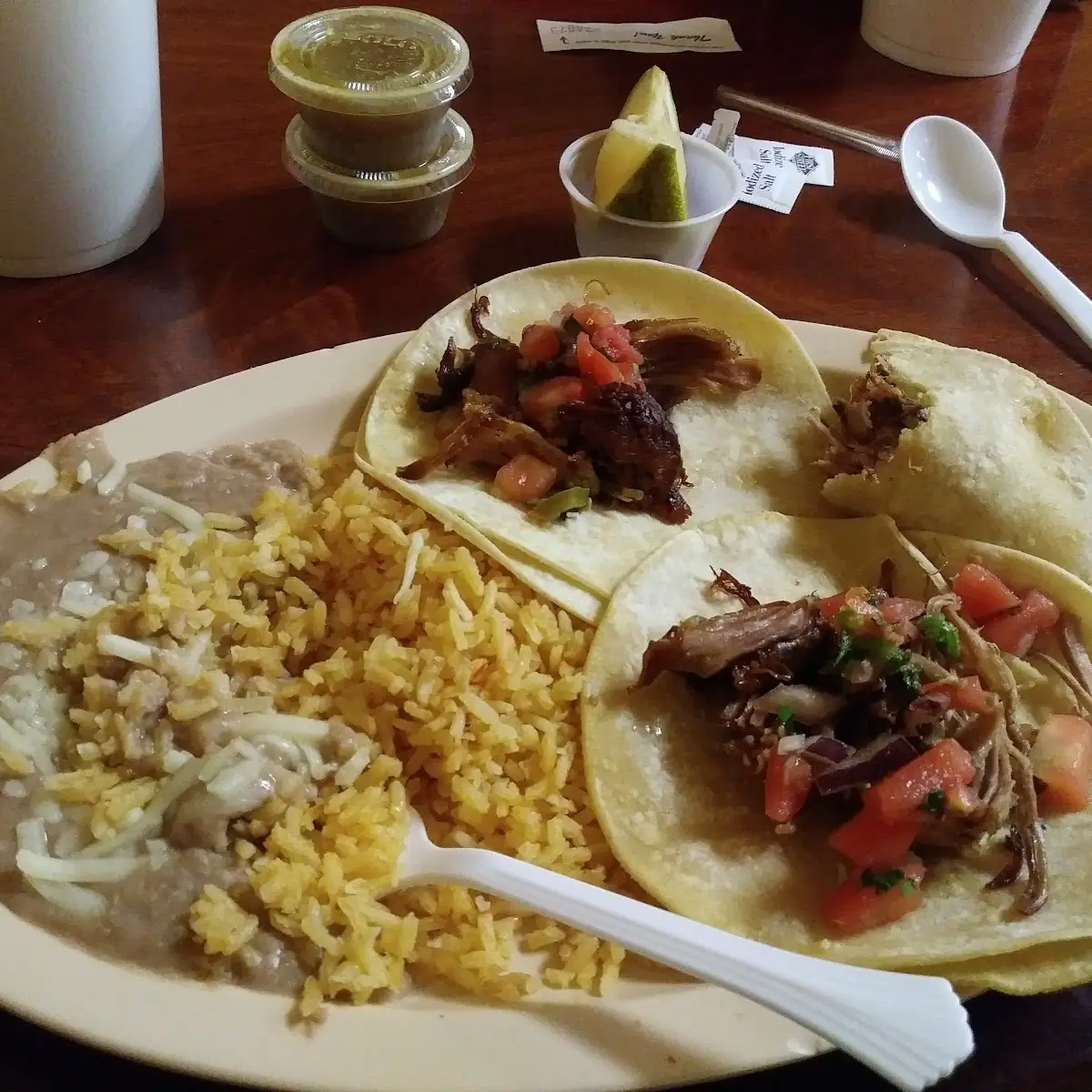 Rice Beans & Totillas
