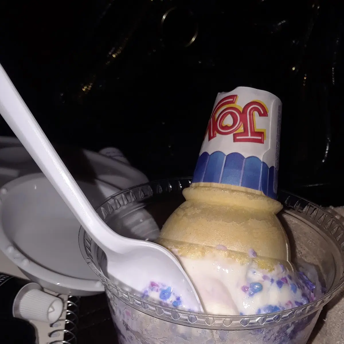 Frozen Yogurt and Cotton Candy