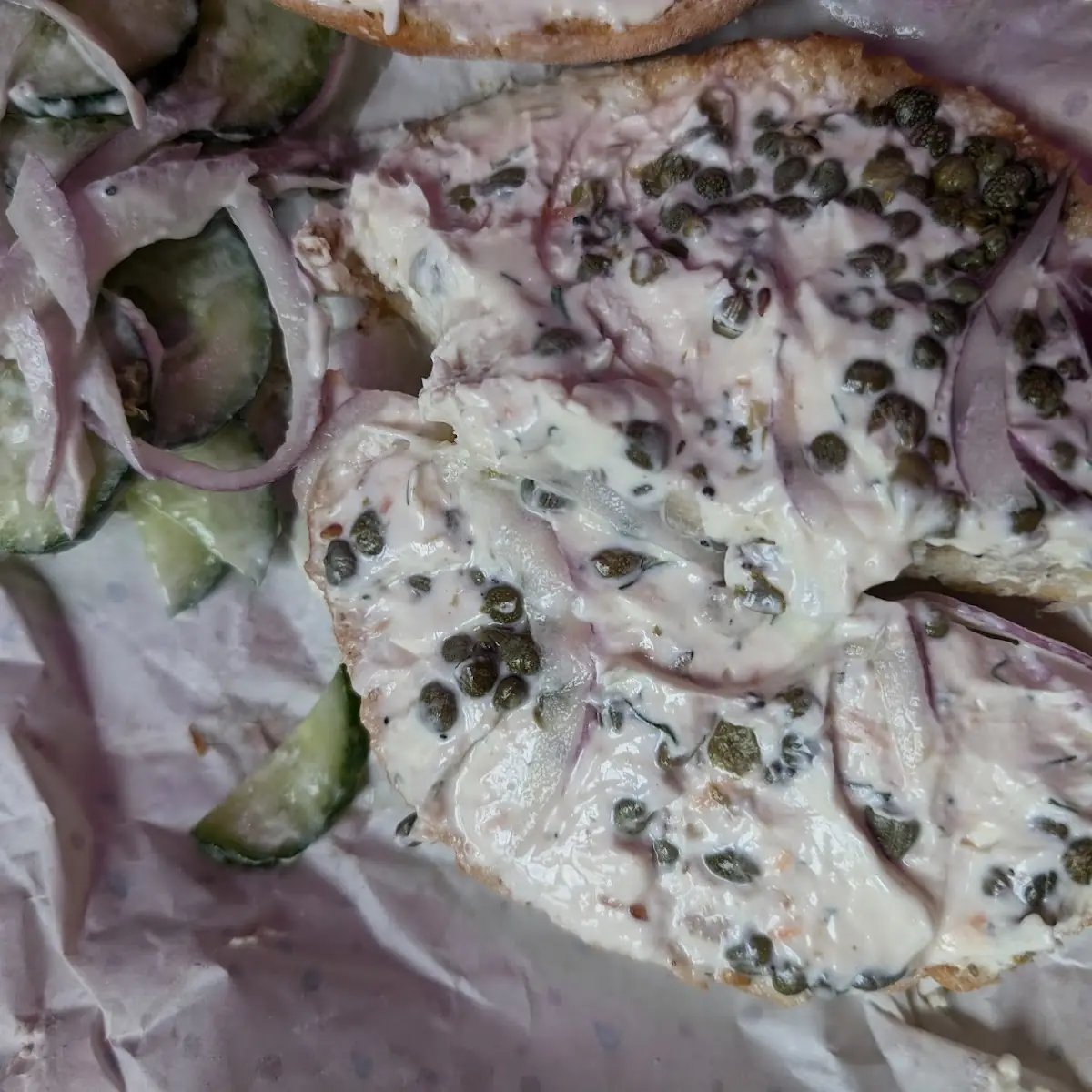 Bagel with Lox Cream Cheese