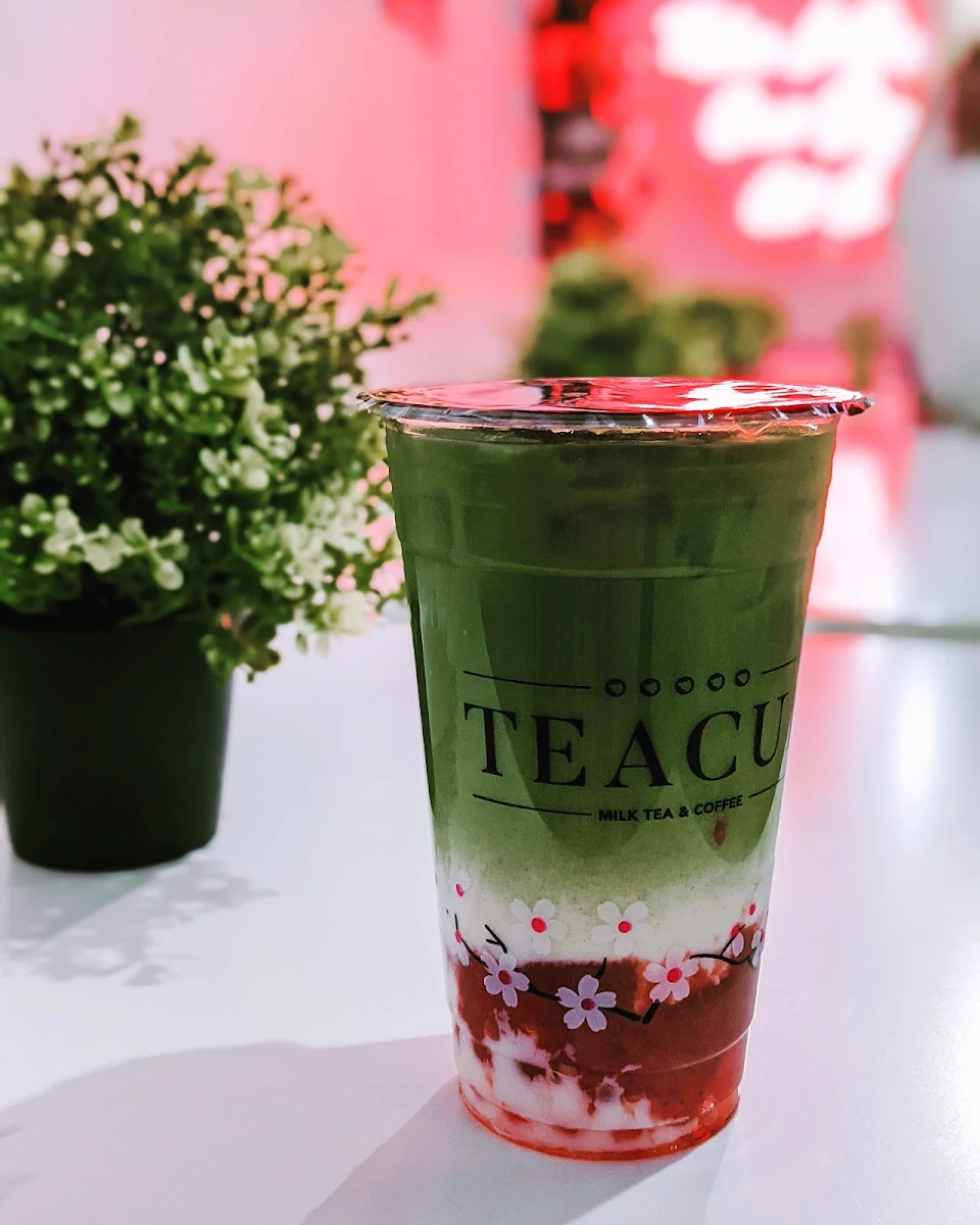 Strawberry Matcha Latte