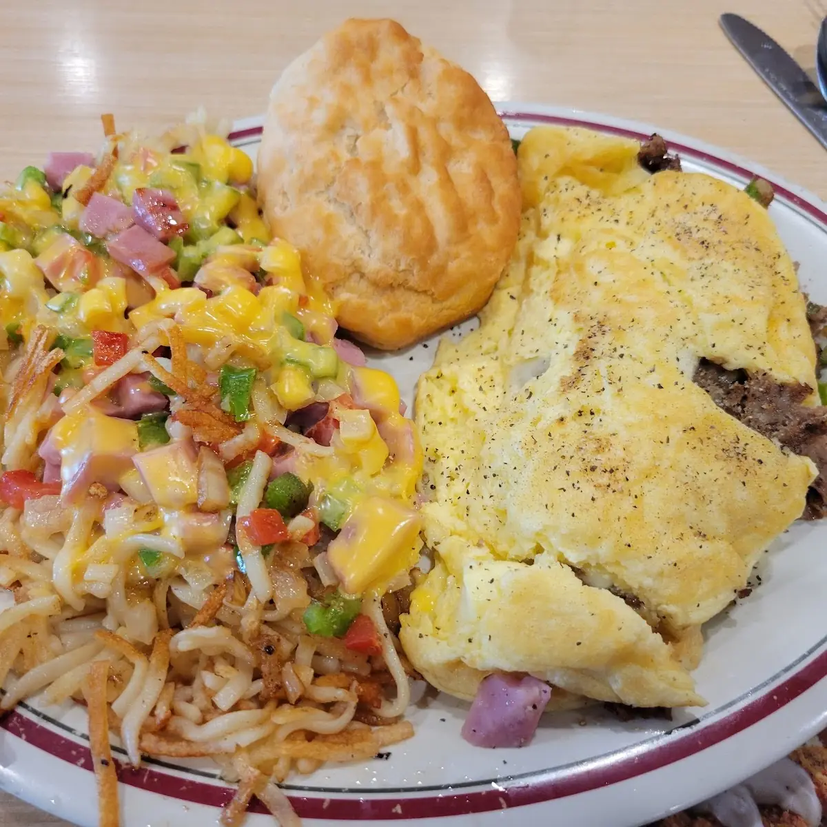 Cheese Steak Omelette