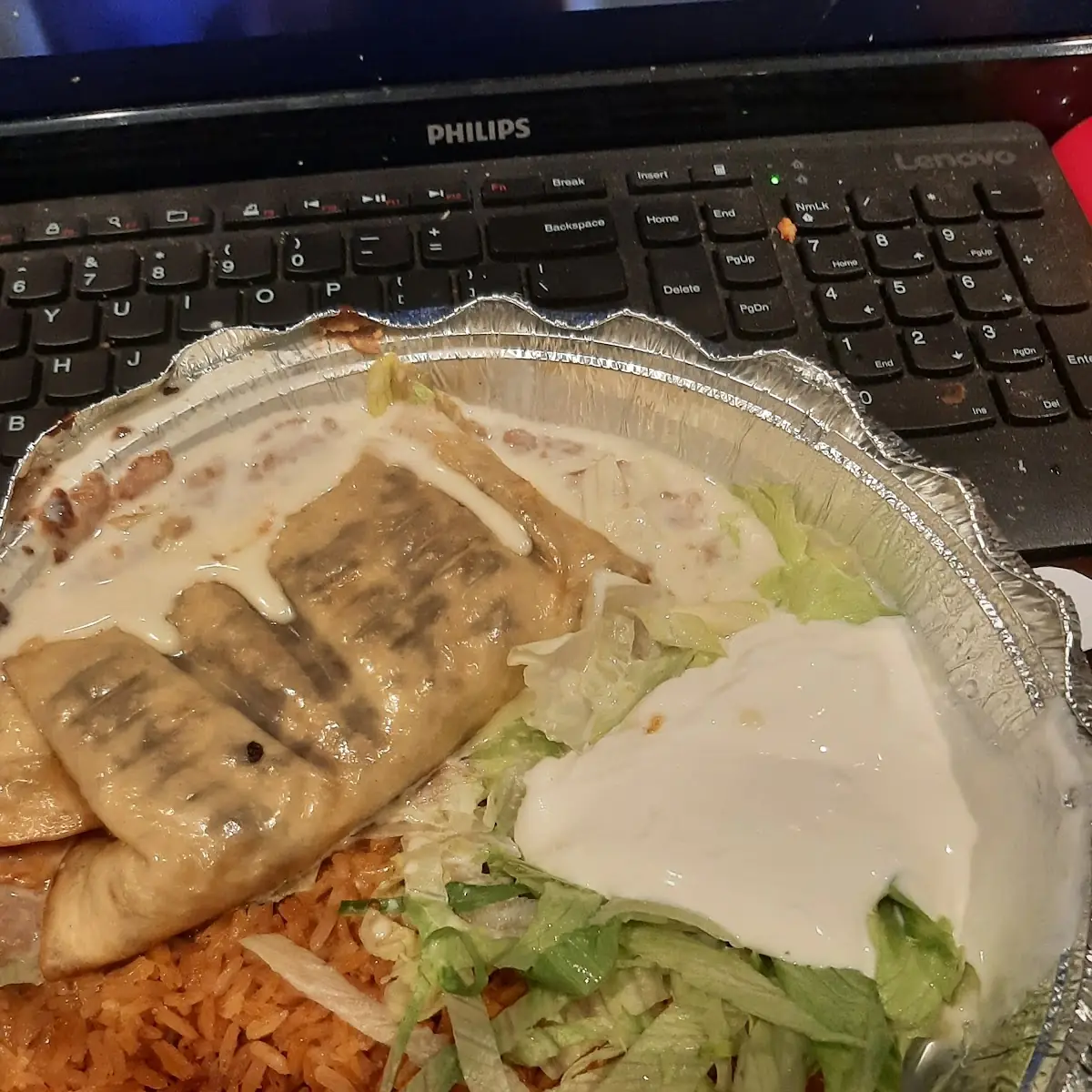 Ground Beef Chimichanga