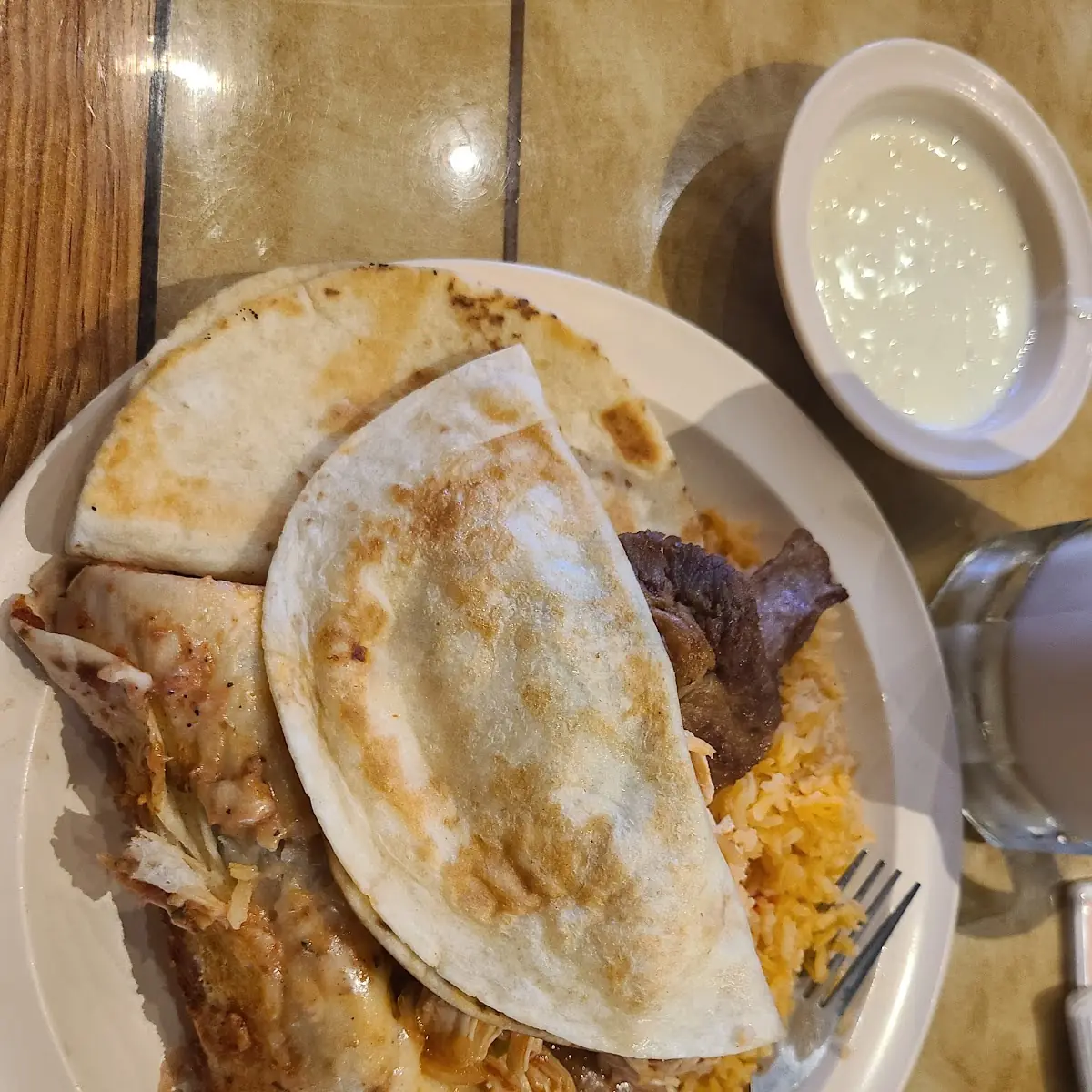Rice&Beans Quesadilla