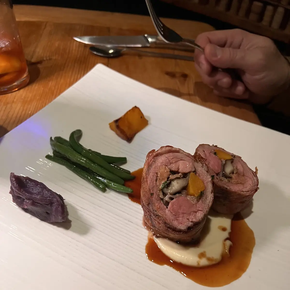 Fois Gras Stuffed Duck Breast