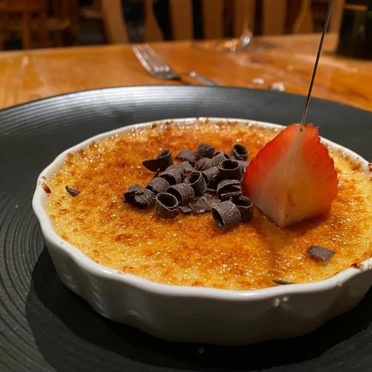 Pistachio Crème Brulee