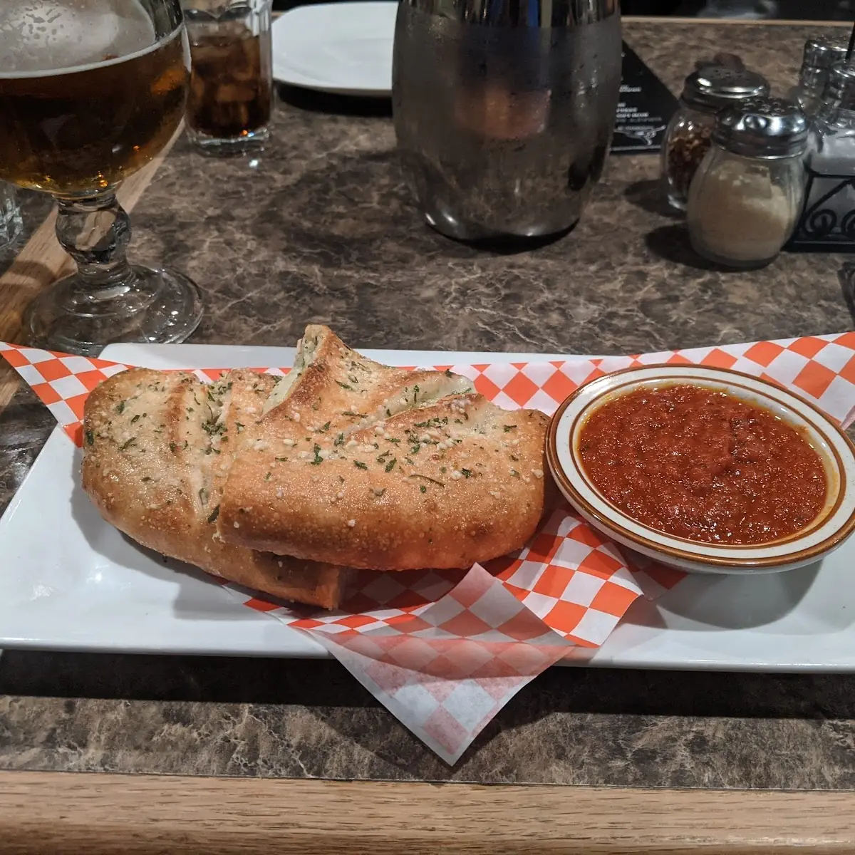 Cheese Calzone with Side of Marinara Sauce