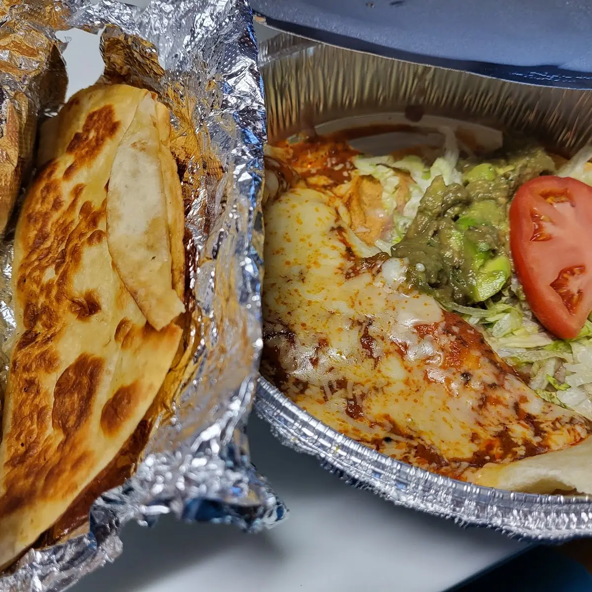 Bean Burrito Cheese Quesadilla