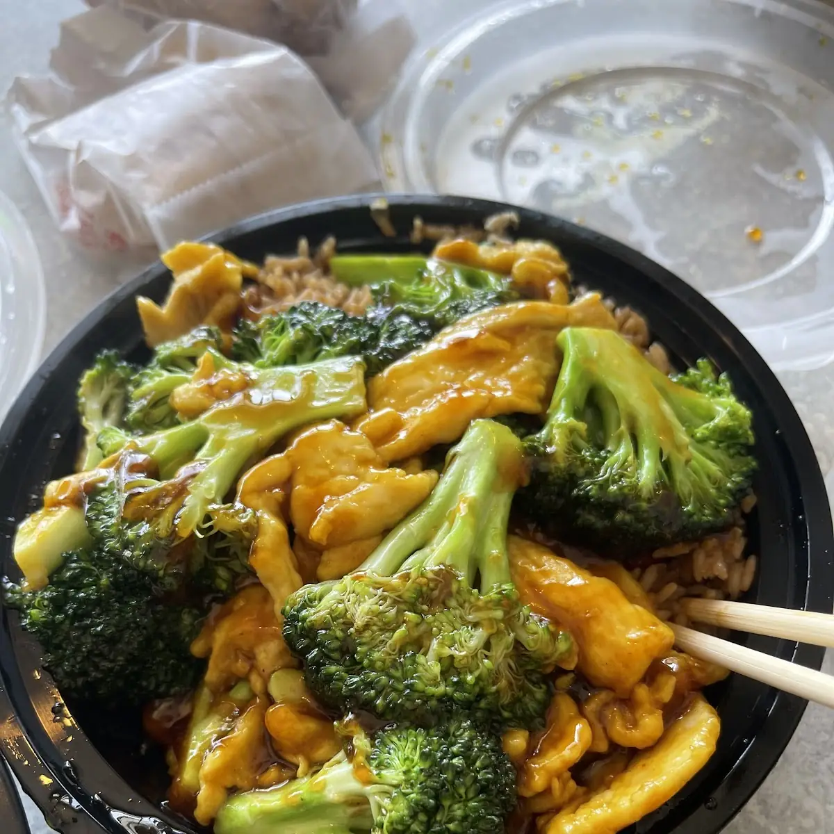 Roast Pork with Broccoli