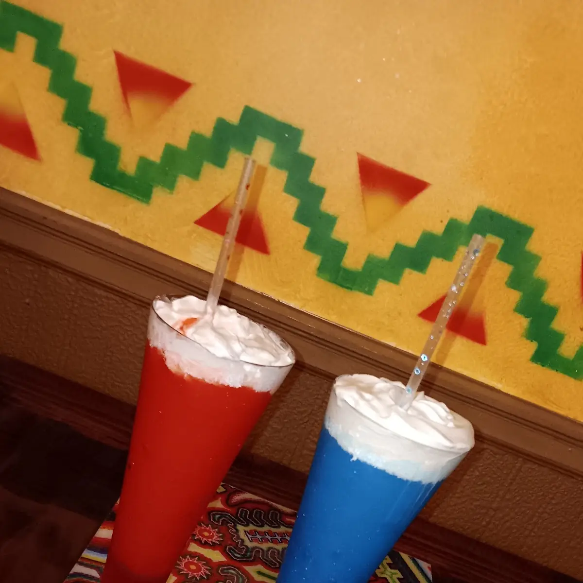 Strawberry and Blue Raspberry Daiquiri