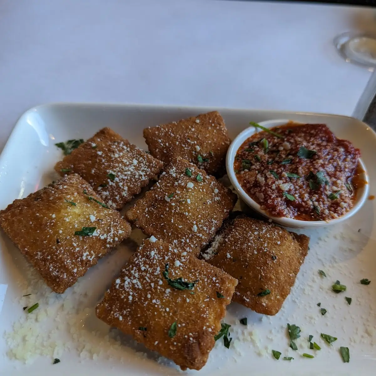 Fried Haddock Italiano Dinner