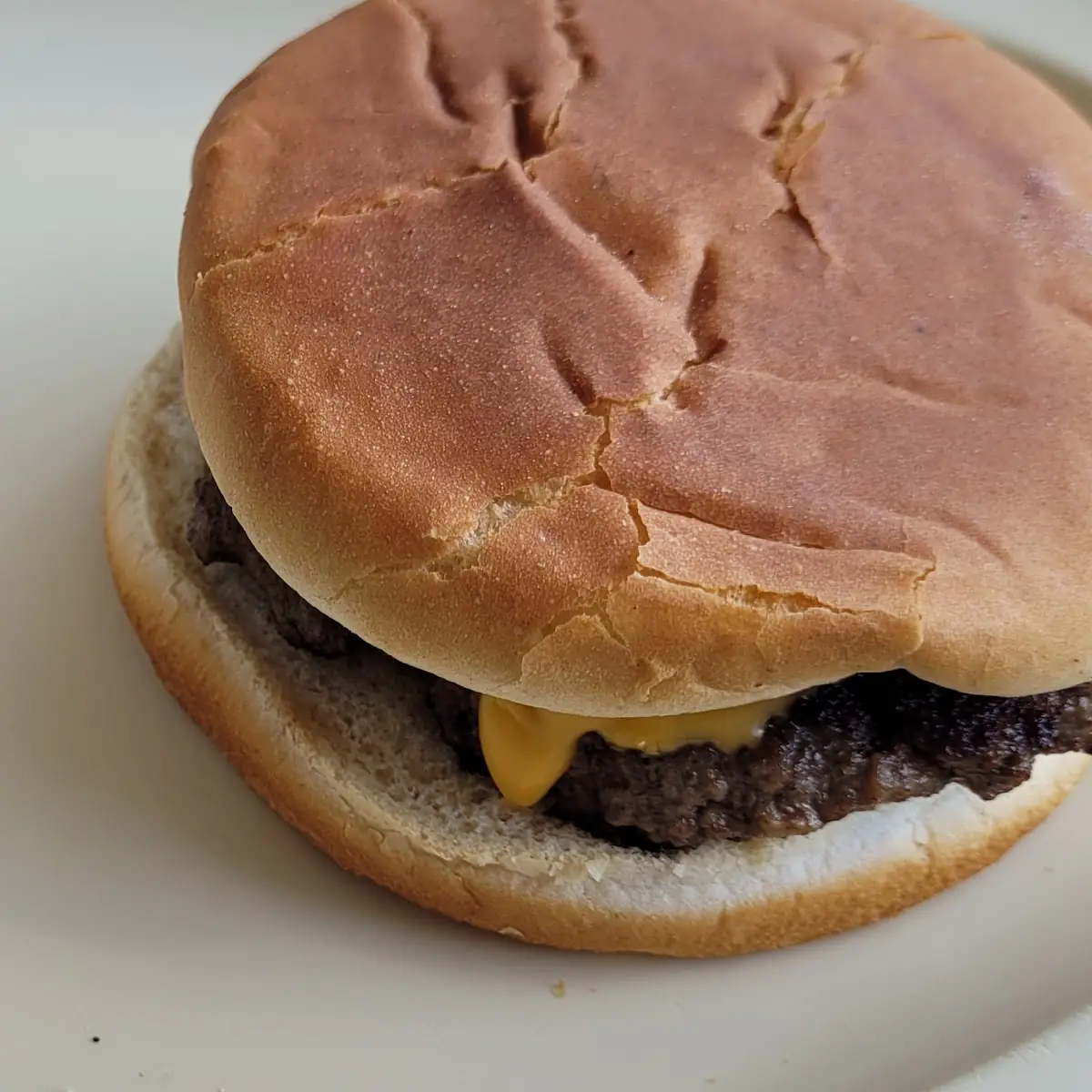 Mushroom American Burger Well Done