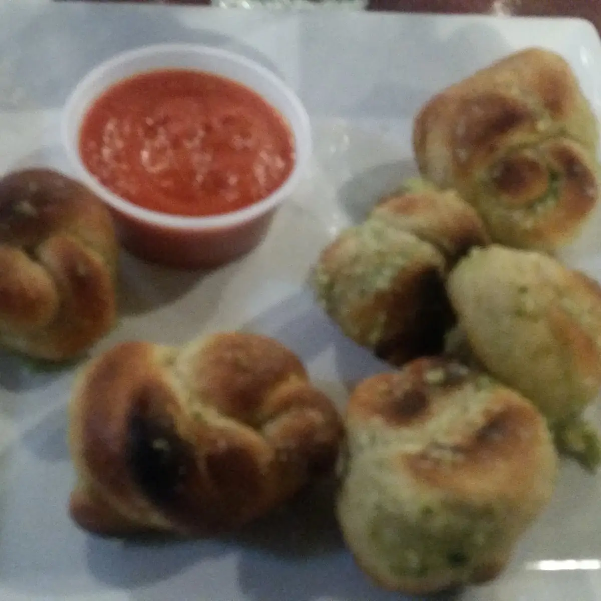 Garlic Knots with Sauce 6