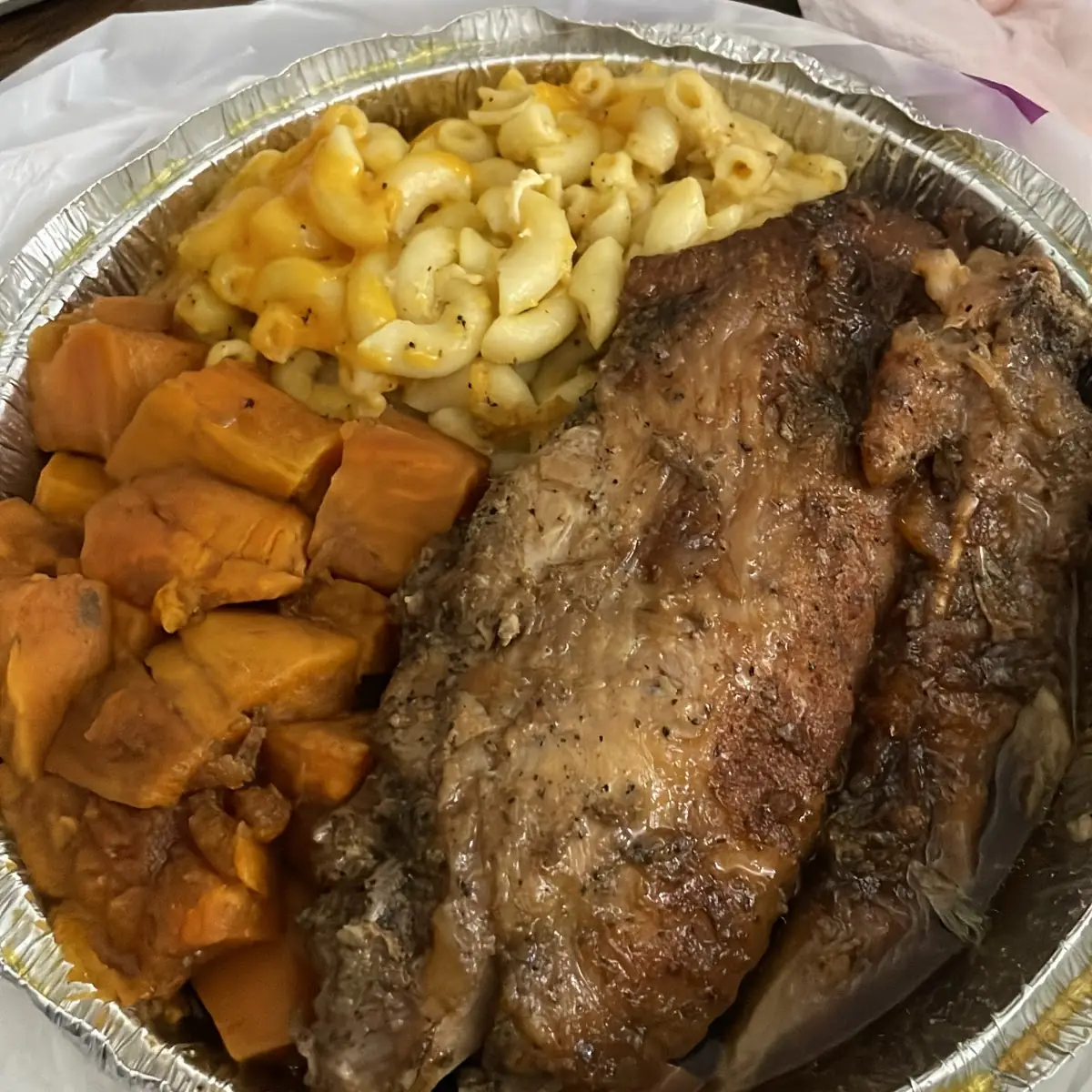 Mac & Cheese Candied Yams