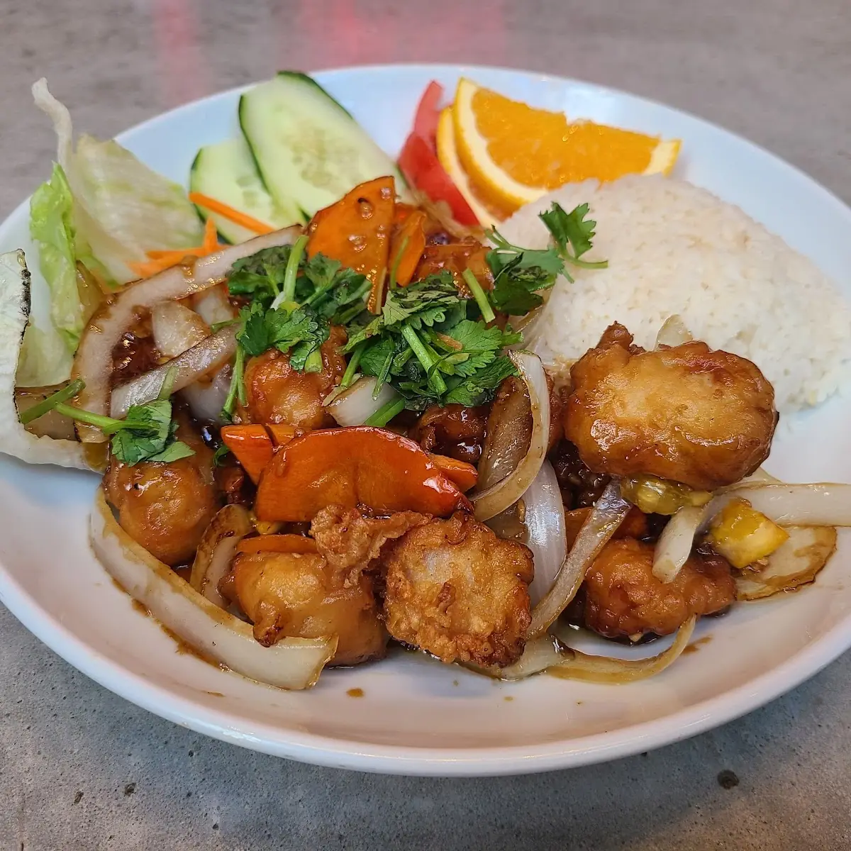 Orange Chicken GA Xao Cam
