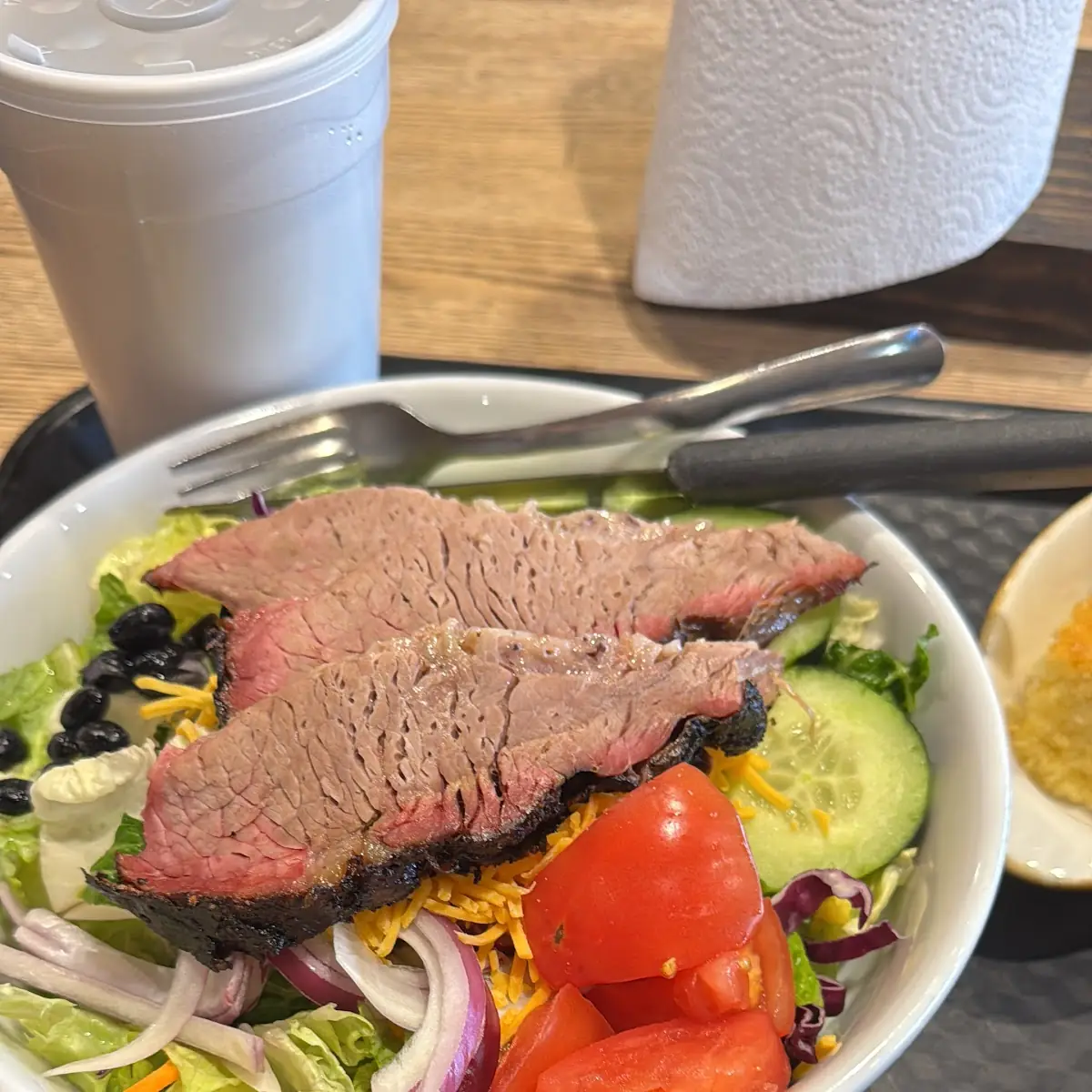 Sliced Beef Brisket Salad